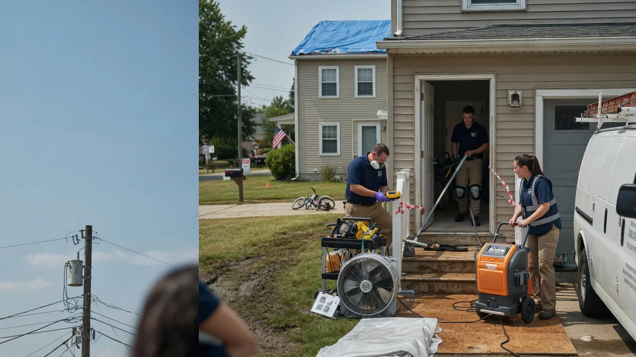 Water Damage Repair in Grissom Arb, IN near me